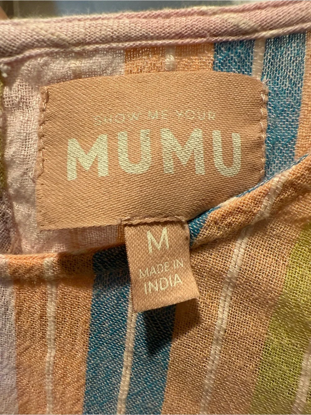 Show Me Your MuMu Pastel Multicolor Stripe Mini Dress - Picture 5 of 5
